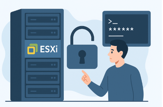 ESXi 7.0 U2 ve sonraki sürümlerde unutulan root şifresini sıfırlamak