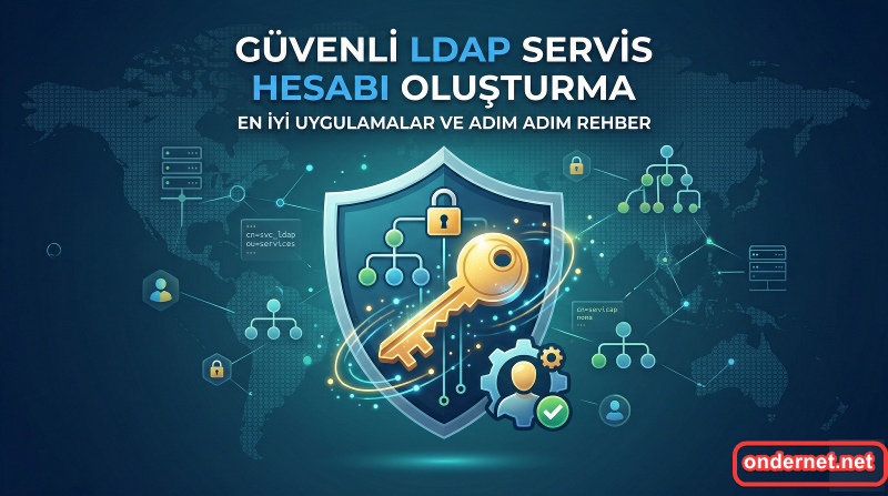 Güvenli LDAP Servis Hesabı Oluşturma